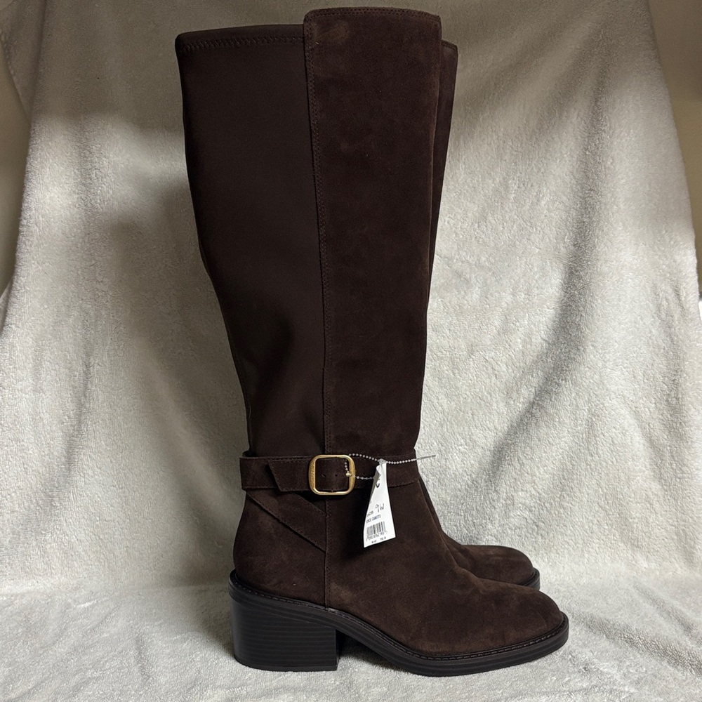 Vince Camuto Dark Brown Over the Knee Boots